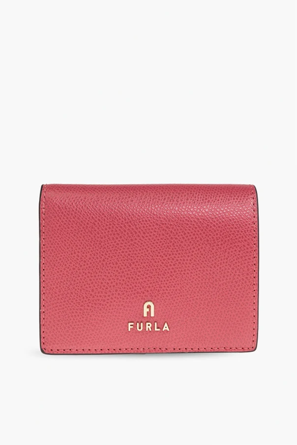 RÓŻOWY Skórzany portfel