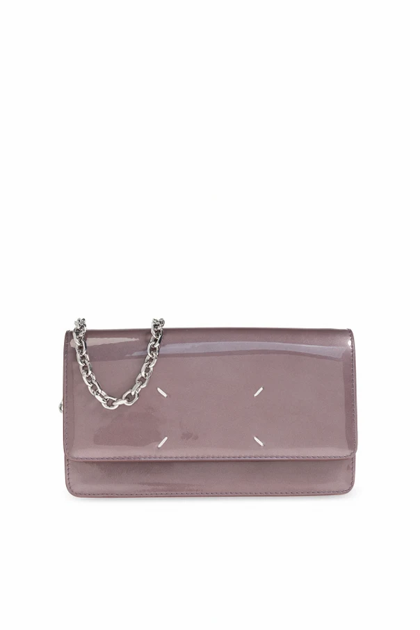 LILA Portemonnaie mit Kette