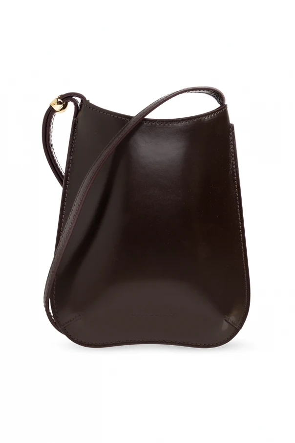 BROWN "Bisou" phone case with a strap