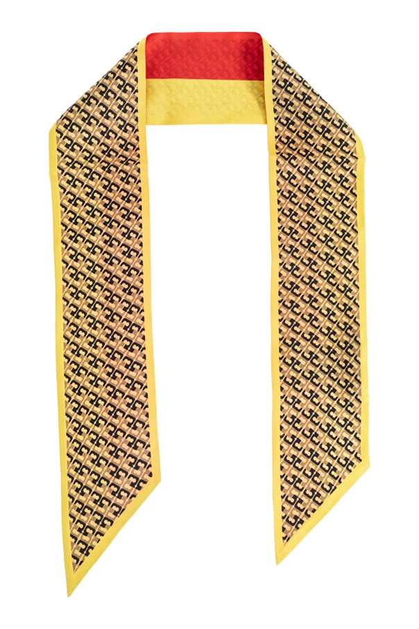 YELLOW  Silk scarf