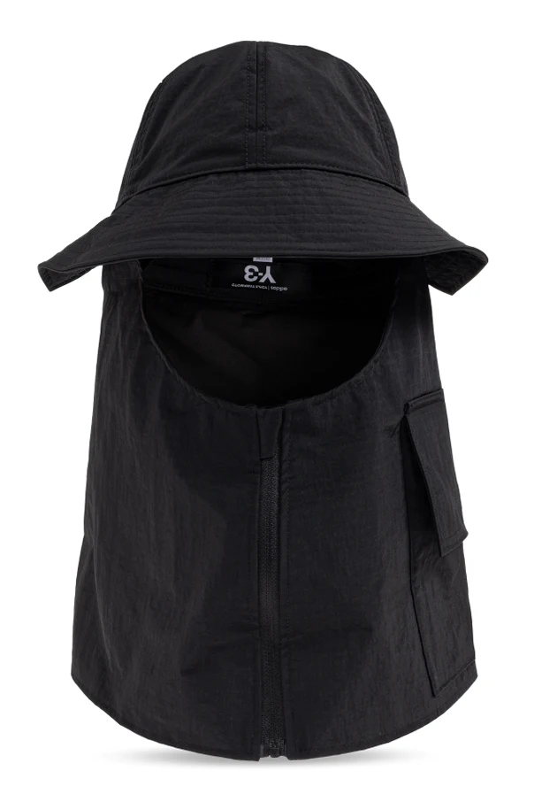 CZARNY Kaptur z kieszenią