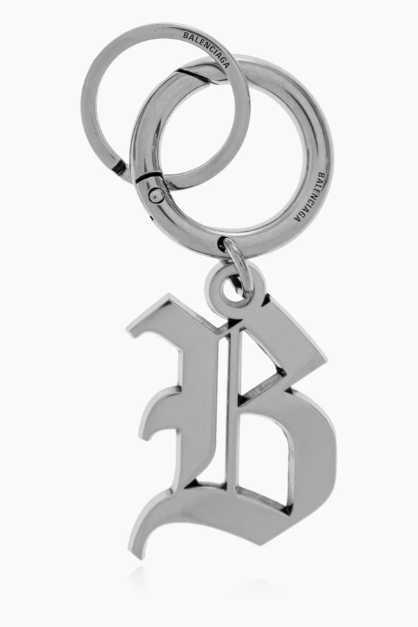 SILVER ‘Melrose B’ keychain