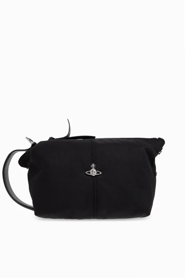 CZARNY Kosmetyczka z logo