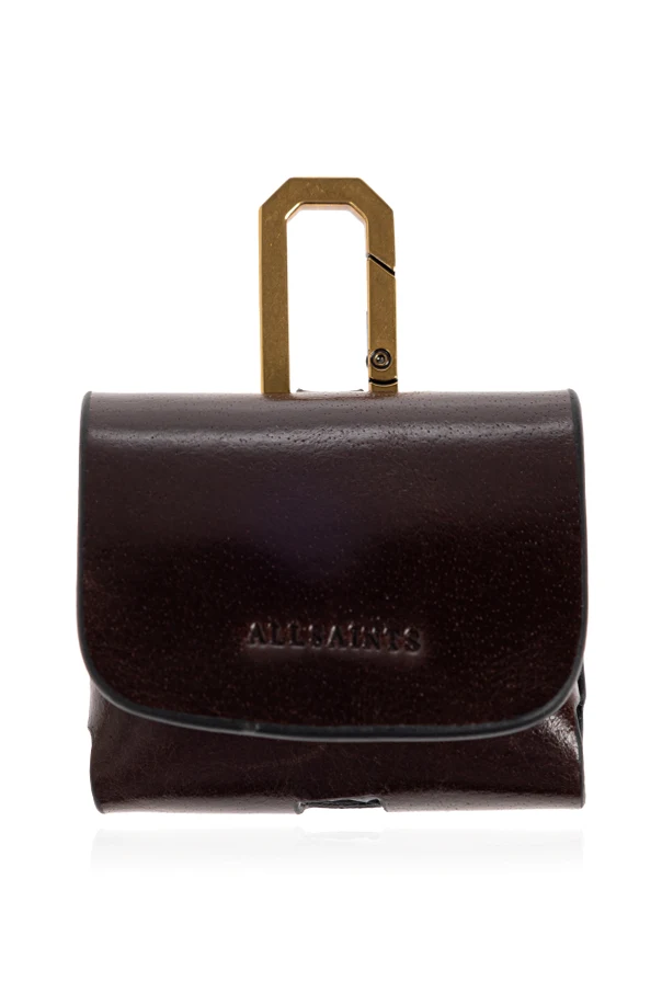 BRĄZOWY Skórzane etui na Airpods