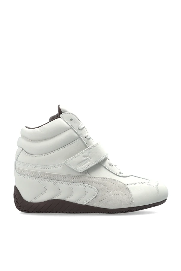 BIAŁY  Buty sportowe `Speedcat Wedge` na koturnie
