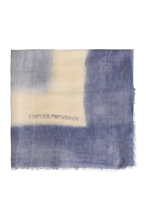 BLUE Scarf with logo