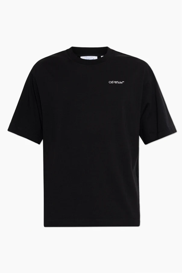 SCHWARZ T-Shirt mit aufgedrucktem Logo