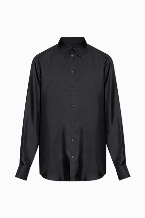 BLACK Silk shirt