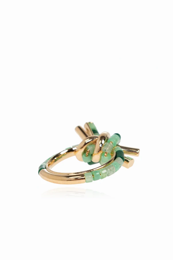 GOLD Ring mit Steinen
