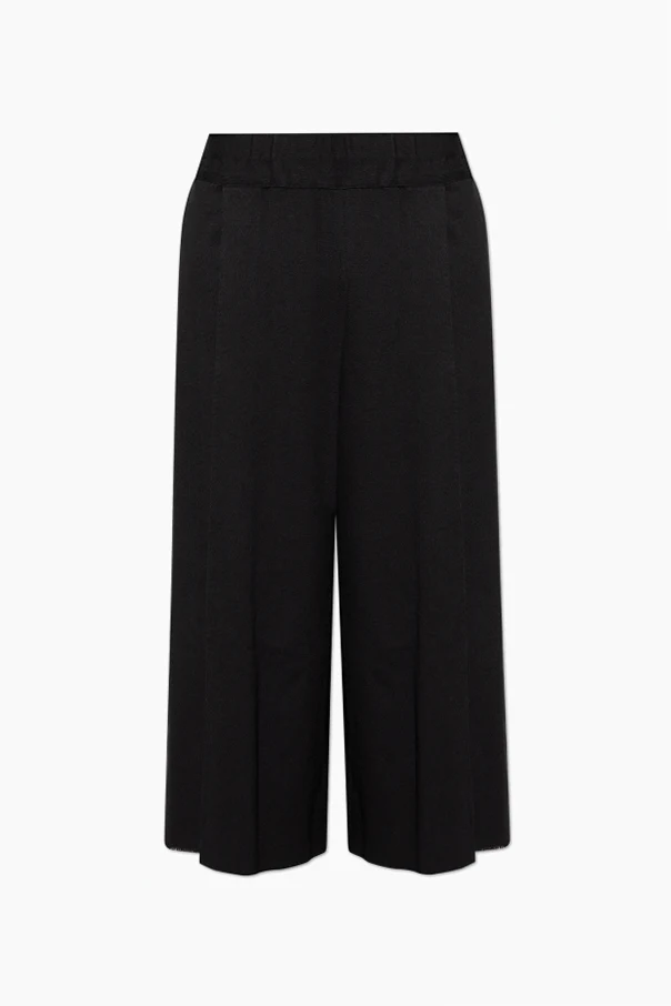 BLACK Pleated trousers