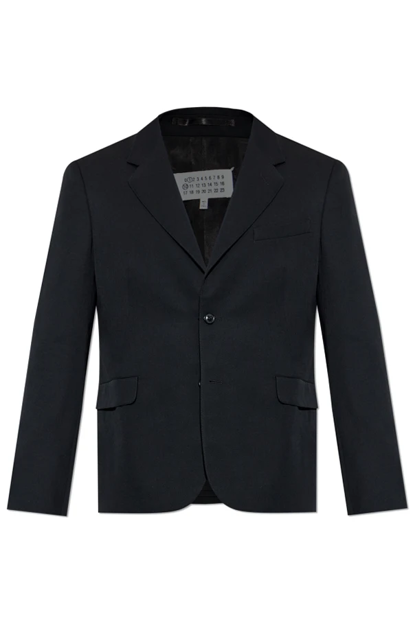 SCHWARZ Blazer mit Vintage-Effekt
