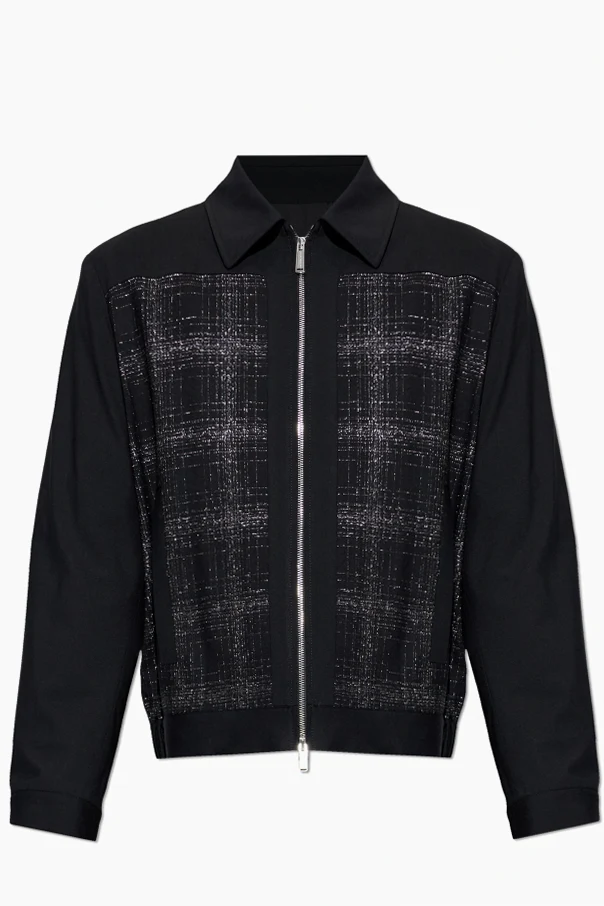 SCHWARZ Wolljacke mit Lurex-Faden