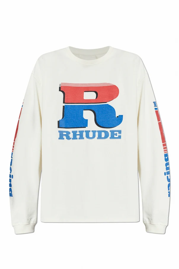 cream Sweatshirt with print