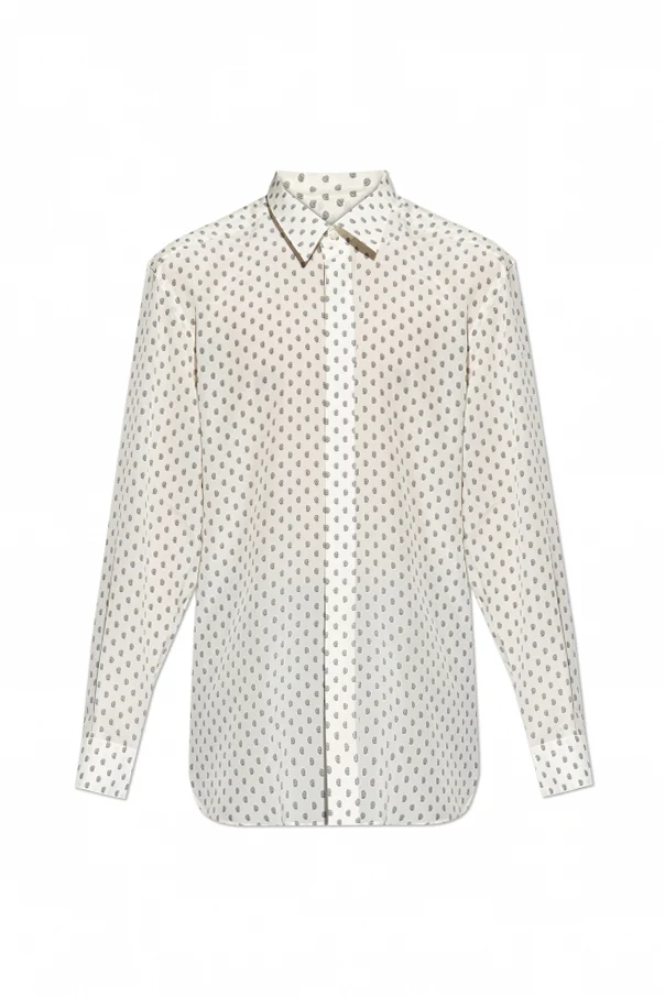 cream Patterned shirt