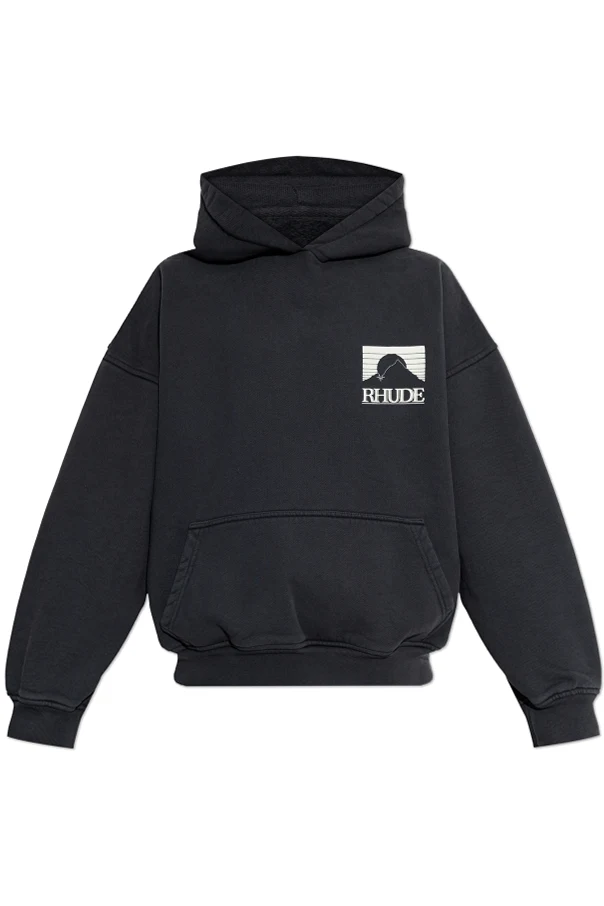 BLACK Sweatshirt with logo
