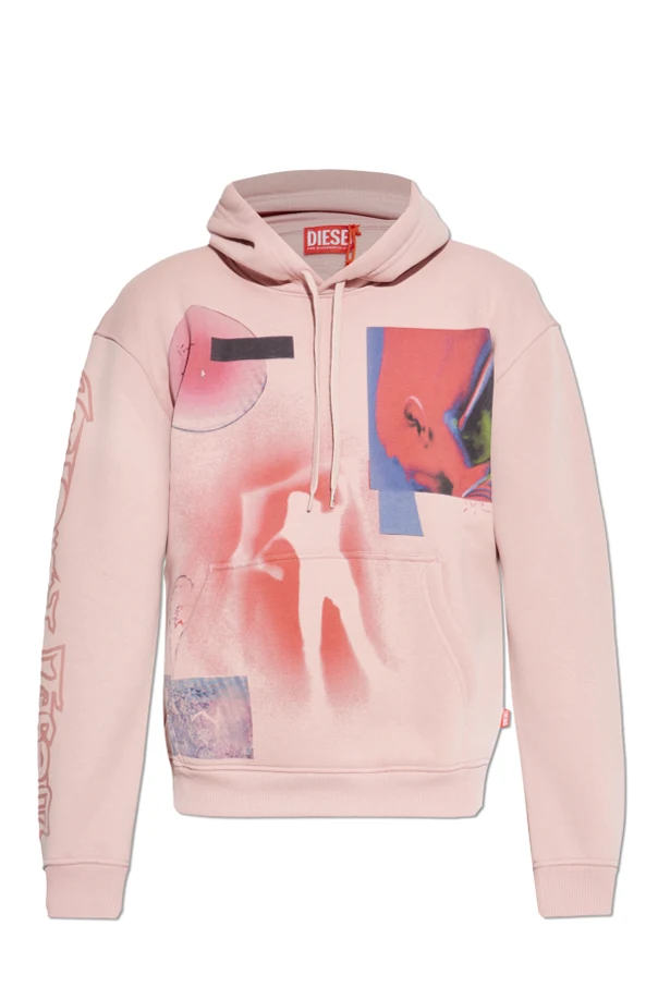 RÓŻOWY Bluza ‘S-NORM-HOOD-V1’