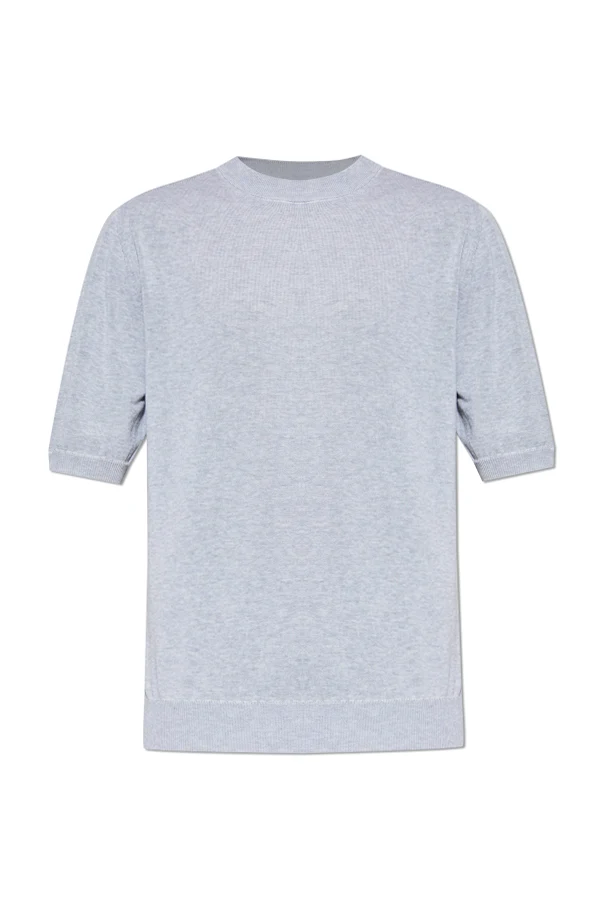 GRAU T-Shirt mit Rundhalsausschnitt