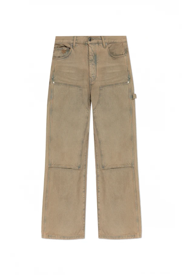beżowy Jeansy z prostymi nogawkami