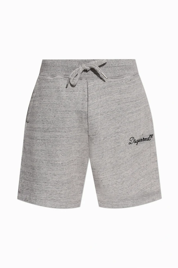 GRAU Shorts mit Logo