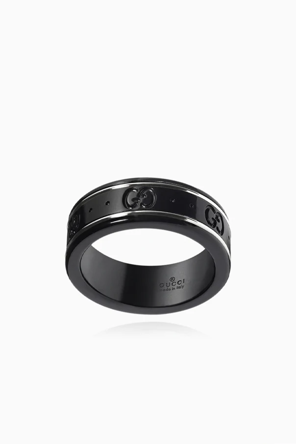 SCHWARZ Ring mit Monogramm