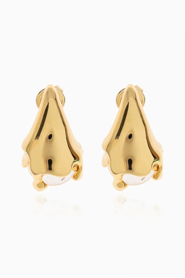 GOLD Ohrringe in Tropfenform