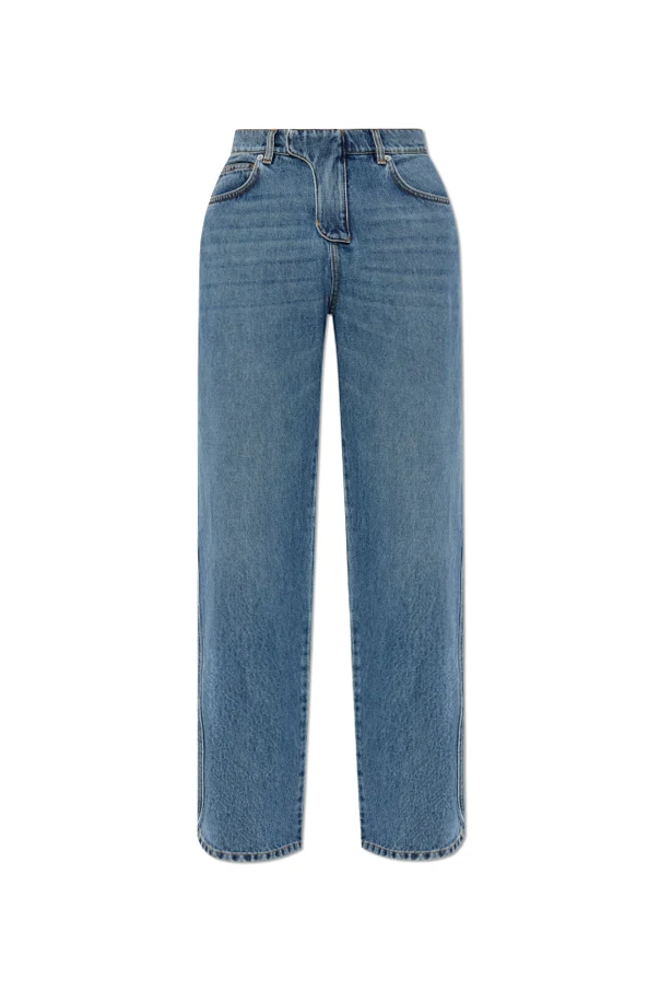 BLUE Straight-leg jeans