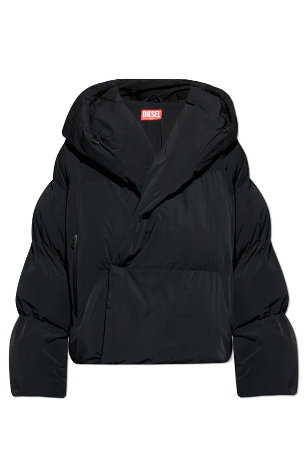 CZARNY Ocieplana kurtka