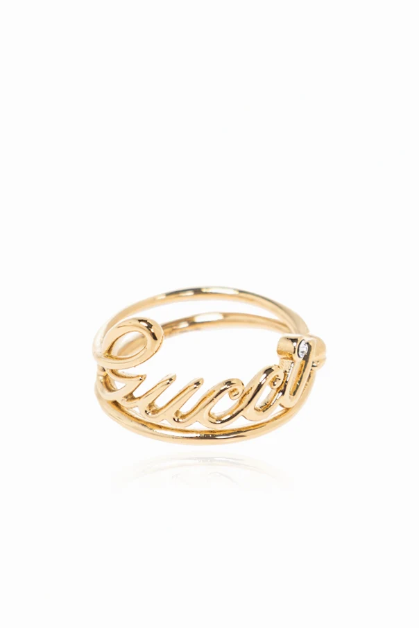GOLD Ring mit Logo