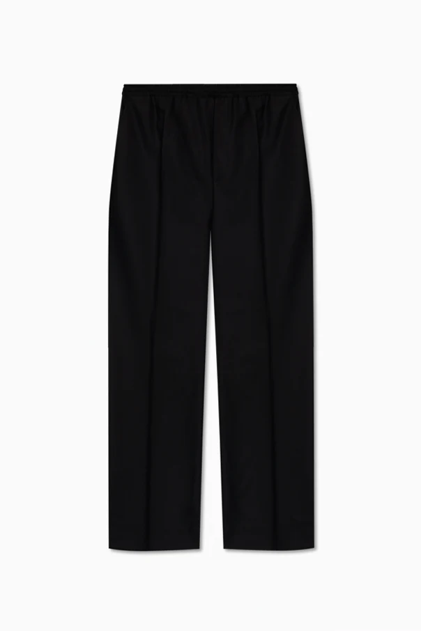 BLACK Wool trousers