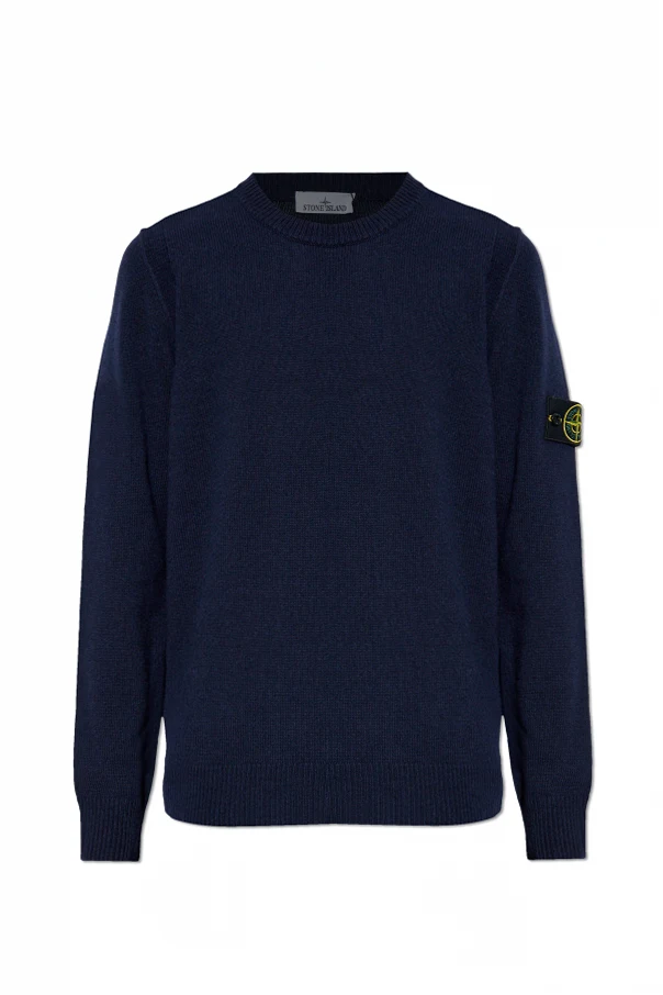 MARINEBLAU Pullover mit Logo