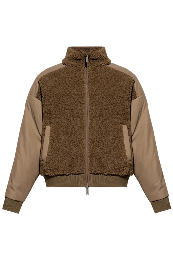 BRAUN Fleecejacke mit Stehkragen