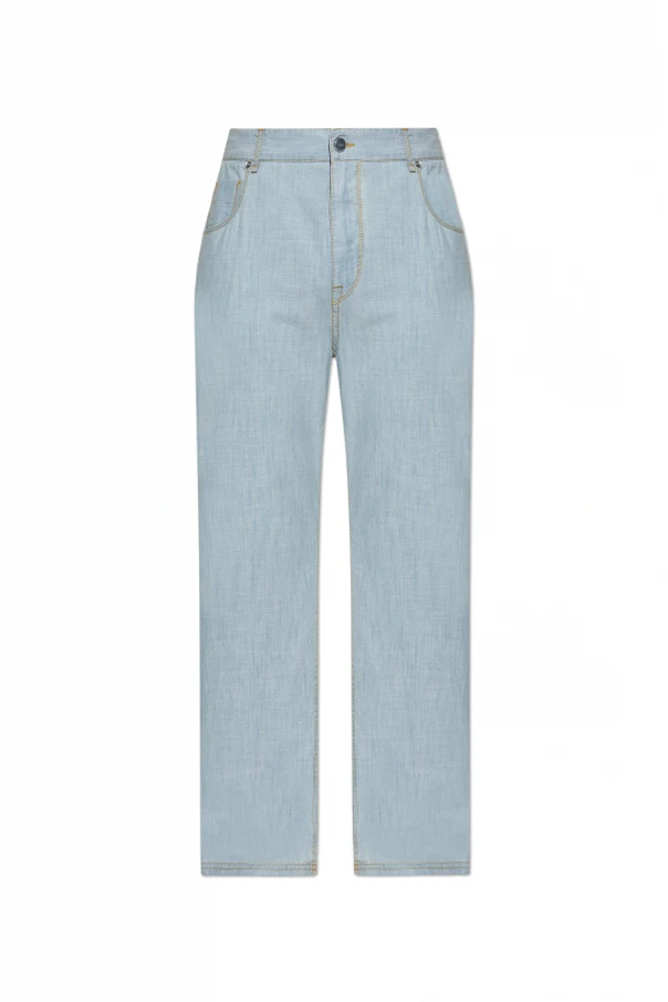 BLUE Straight-leg jeans