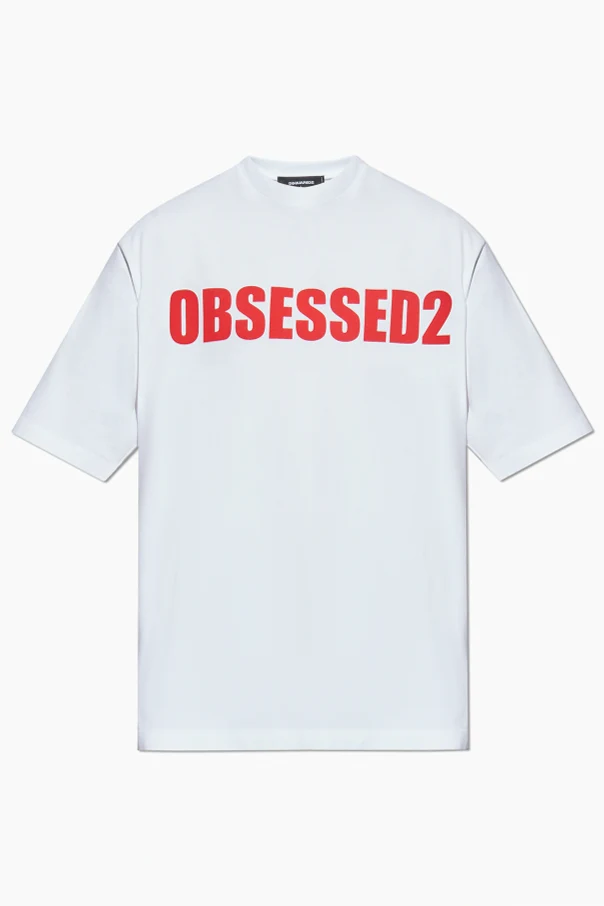 WEISS T-Shirt mit Logo