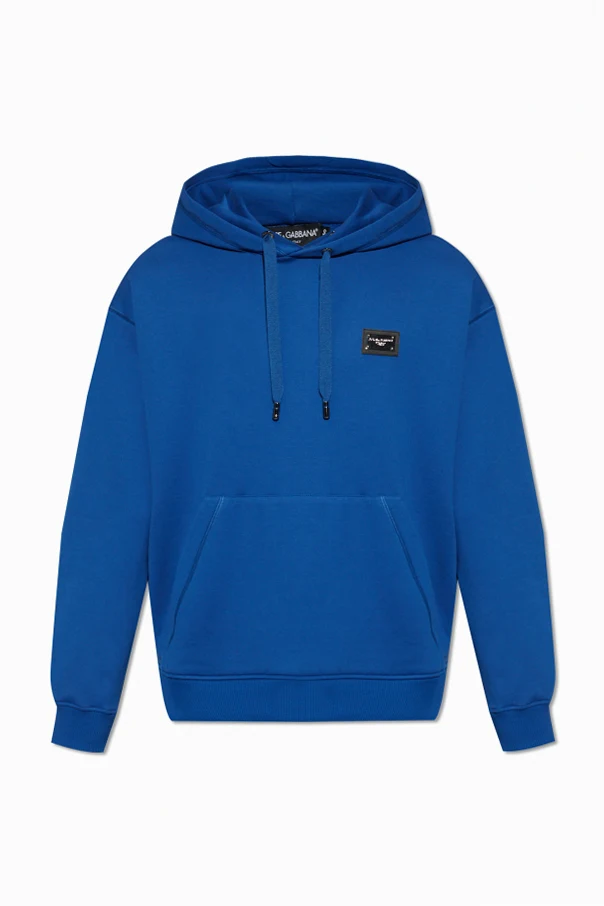 BLUE Hoodie with logo