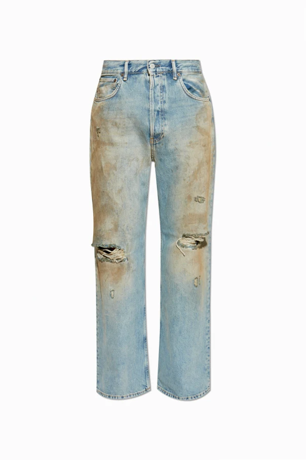 BLAU Jeans mit Logo