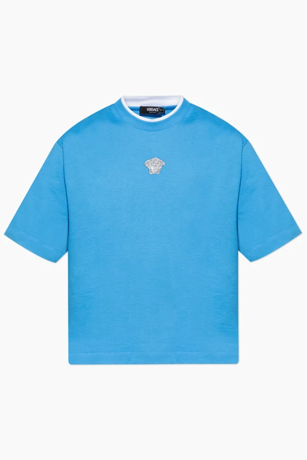 BLUE T-shirt with a characteristic "Medusa" head