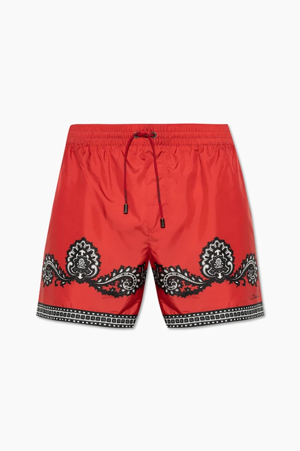 RED Swim trunks