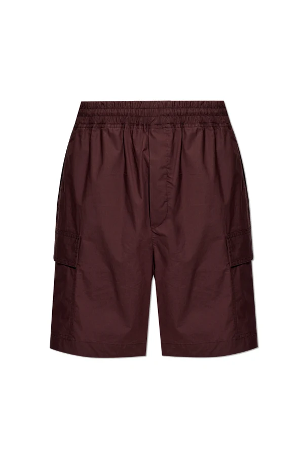 BURGUNDY Cargo shorts