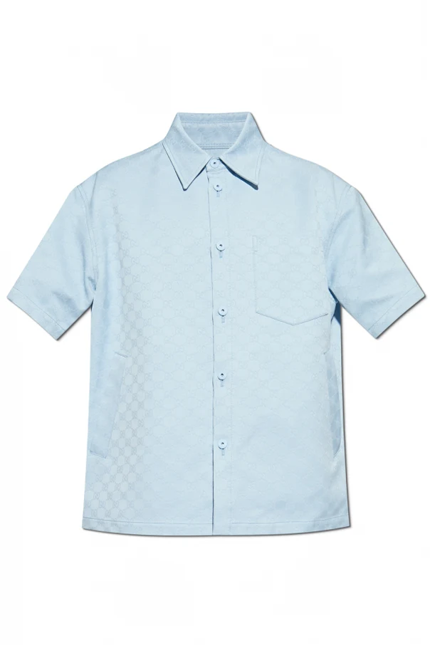 BLAU Hemd mit GG-Muster