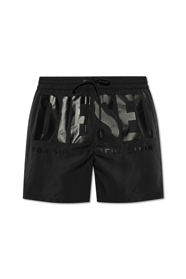 CZARNY Szorty kąpielowe `KEN-37-D-CORE`