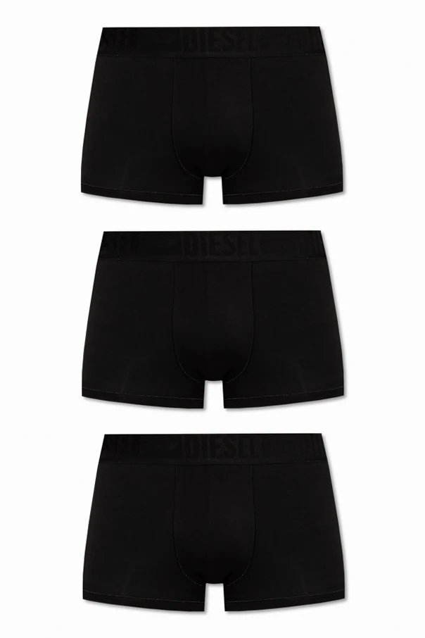 BLACK Three-pack boxer shorts
