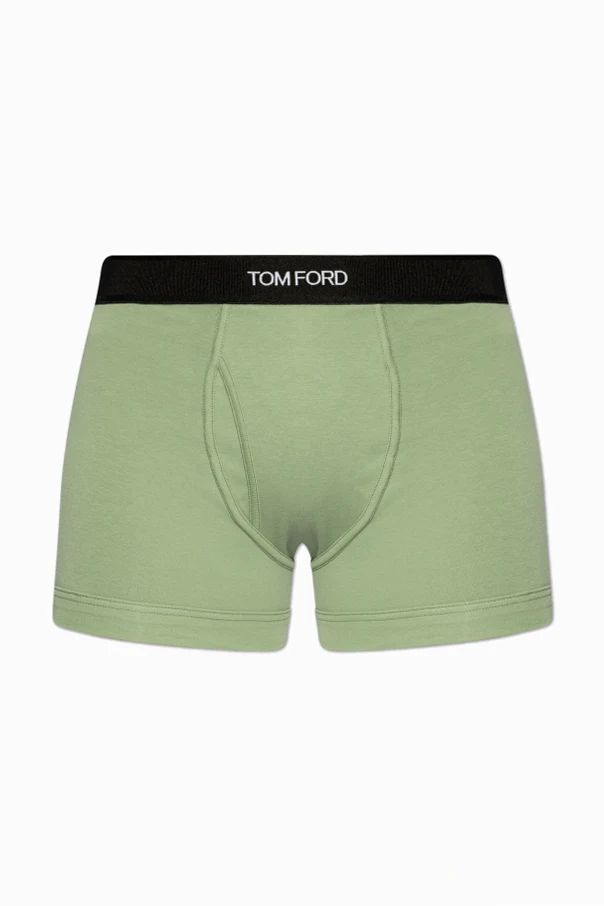 GREEN Cotton boxers