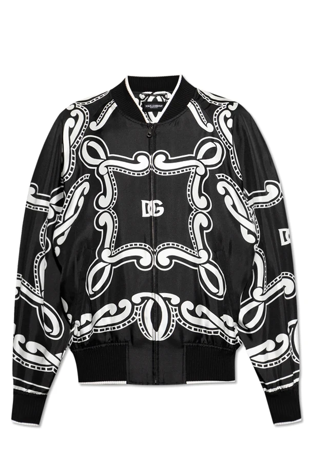 BLACK Silk bomber jacket