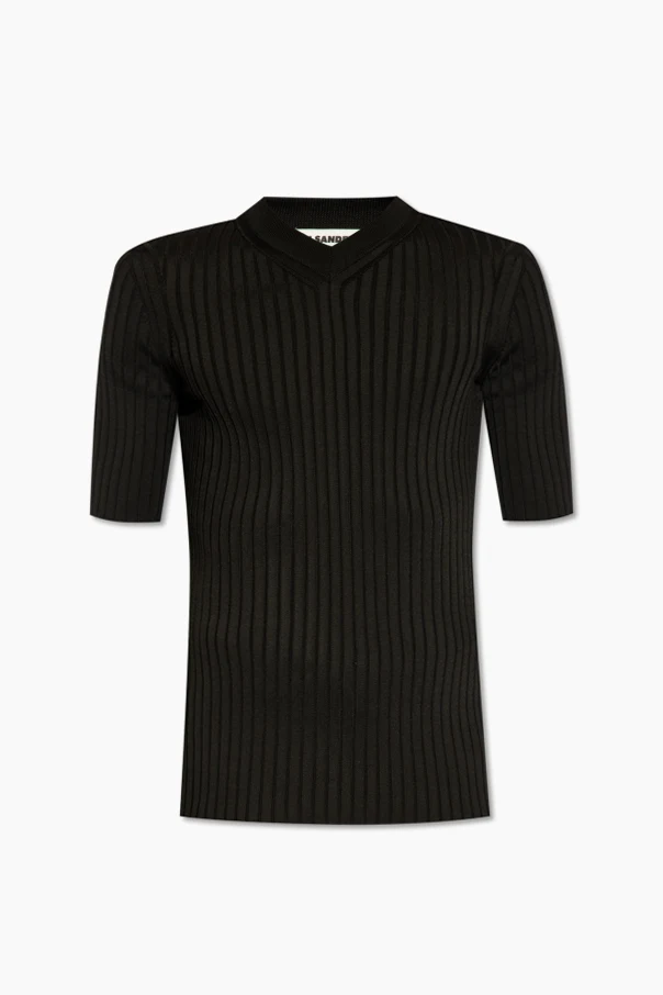 SCHWARZ Ribbed T-shirt