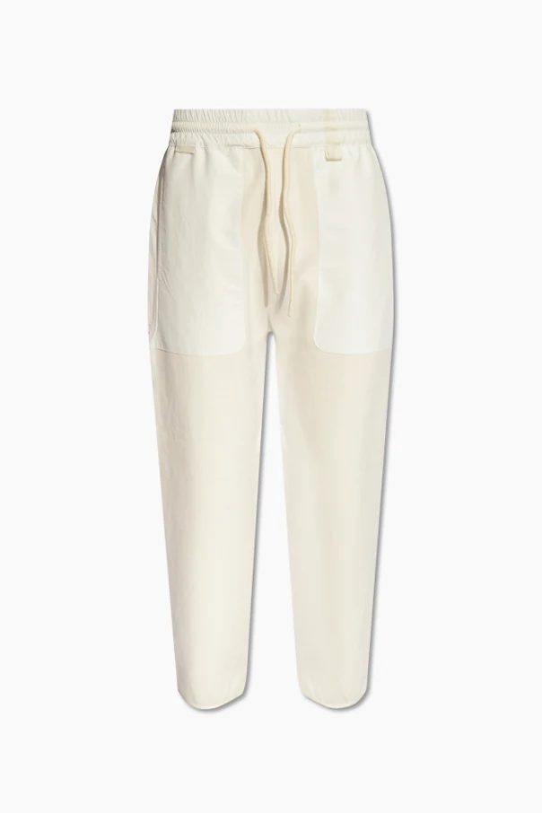 kremowy Spodnie dresowe