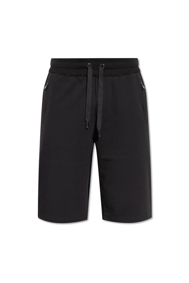 BLACK Cotton shorts