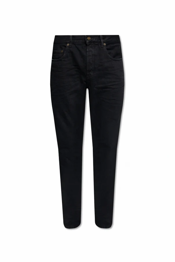 CZARNY Jeansy typu ‘baggy’