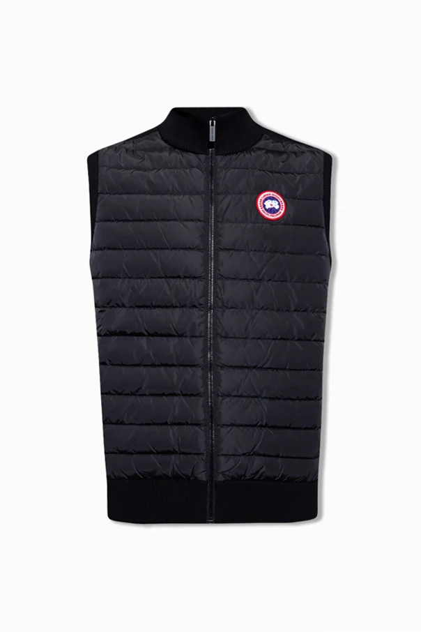 CZARNY Pikowana kamizelka