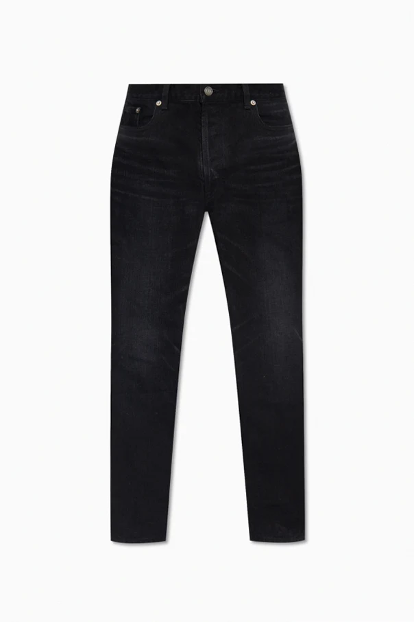 CZARNY Jeansy typu ‘straight’