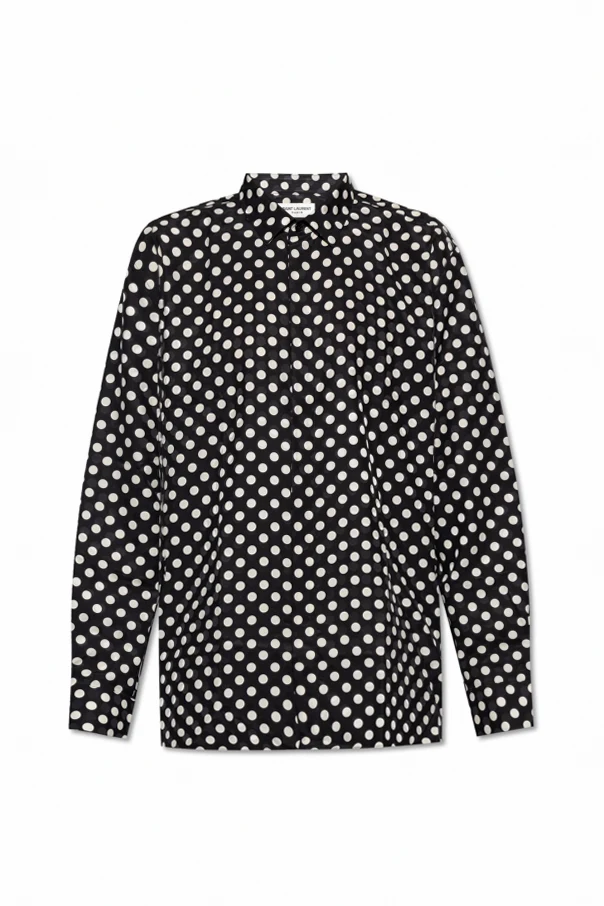 SCHWARZ Shirt with polka dots